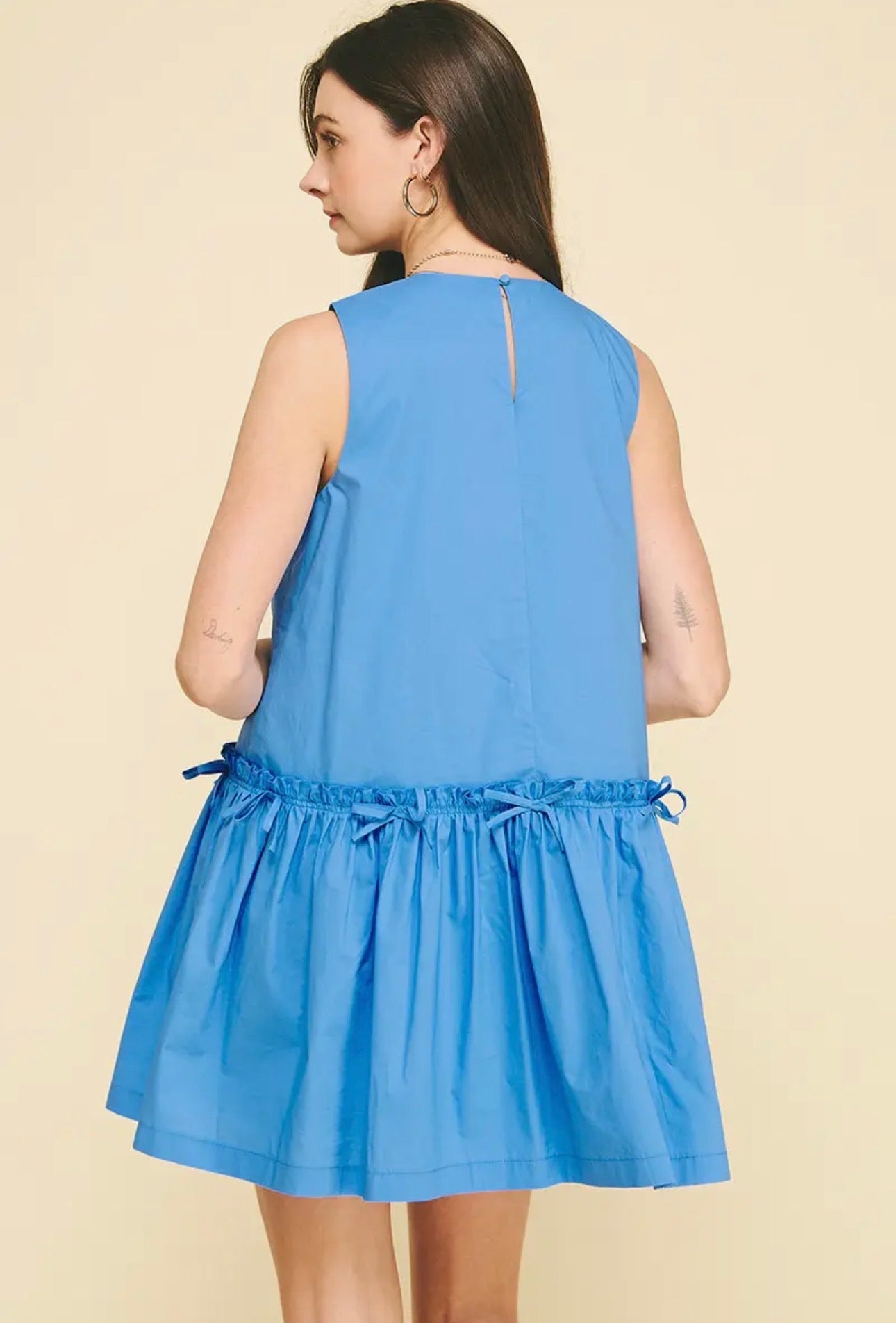 Blue Bow Dress