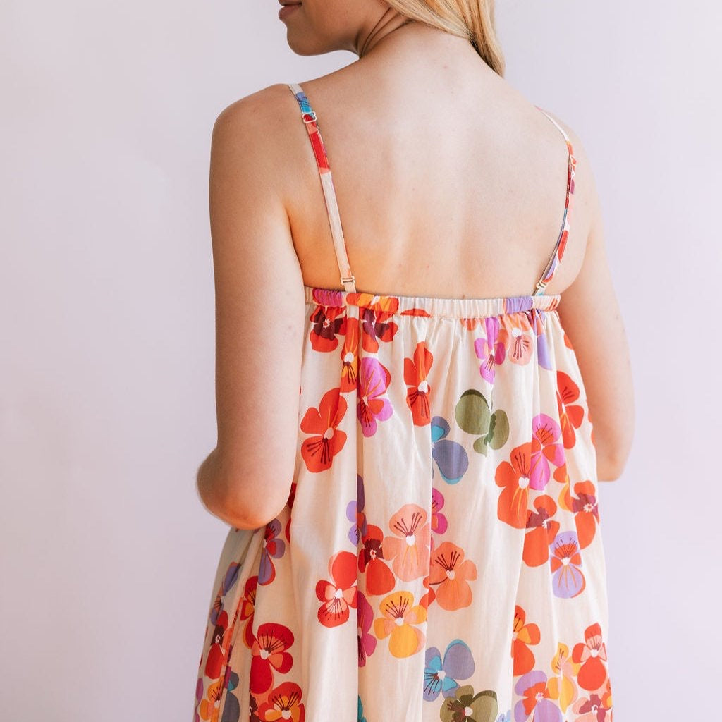 Rainbow Flower Dress