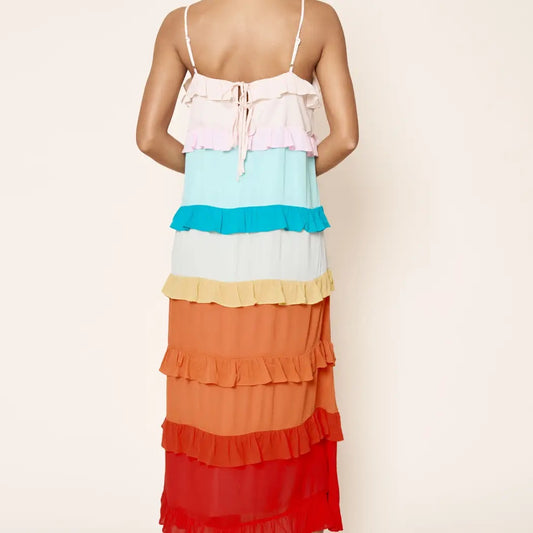 Rainbow Maxi Dress