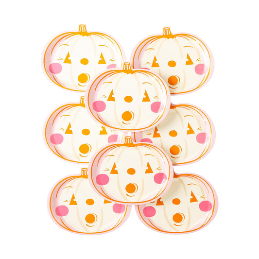 Pink Pumpkin Plate