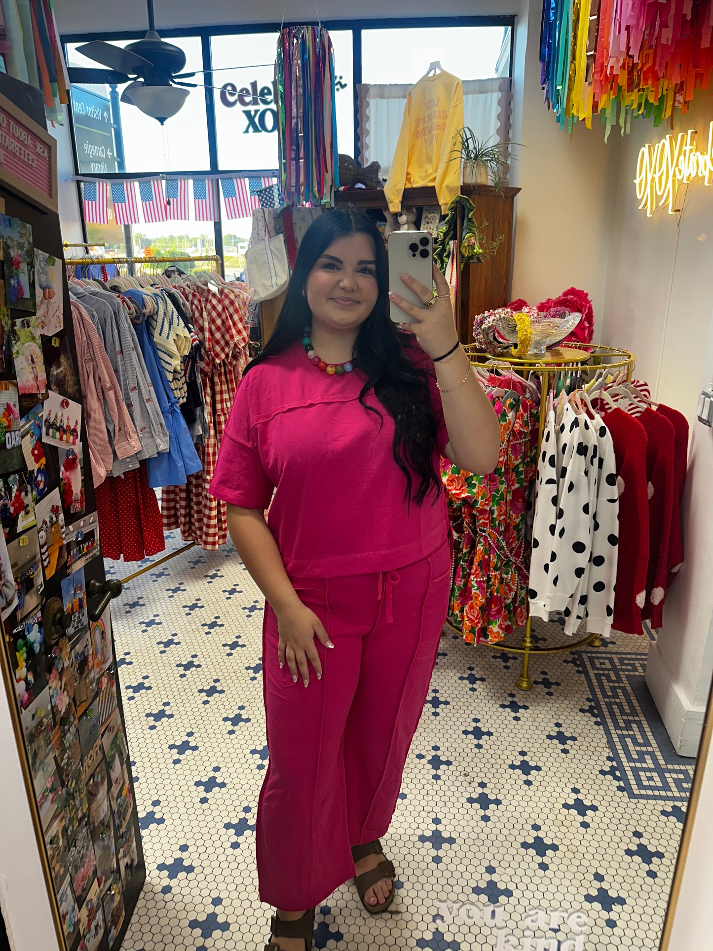 Pink Pant Set