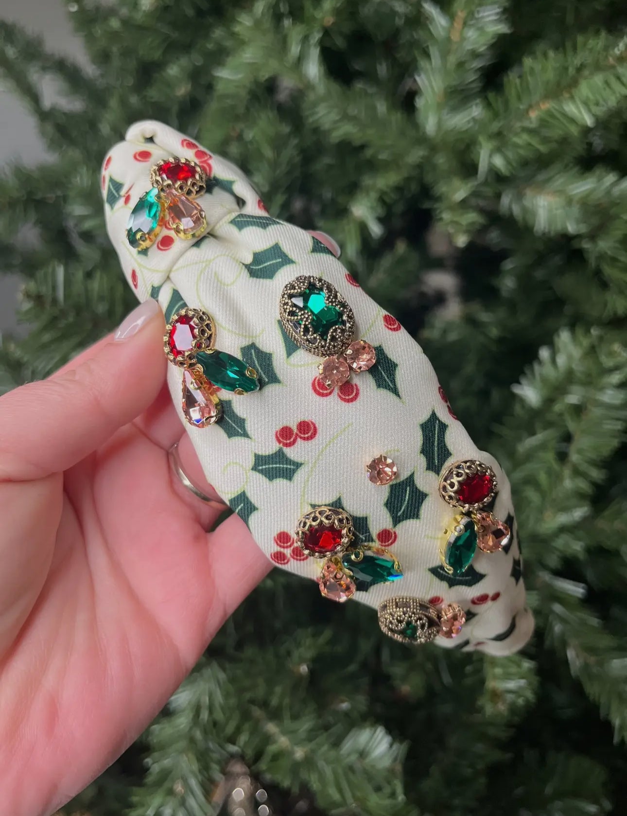 Holly Gem Headband