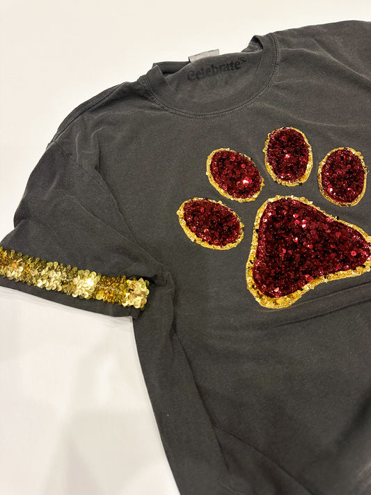 Youth Paw Print Jersey Tee