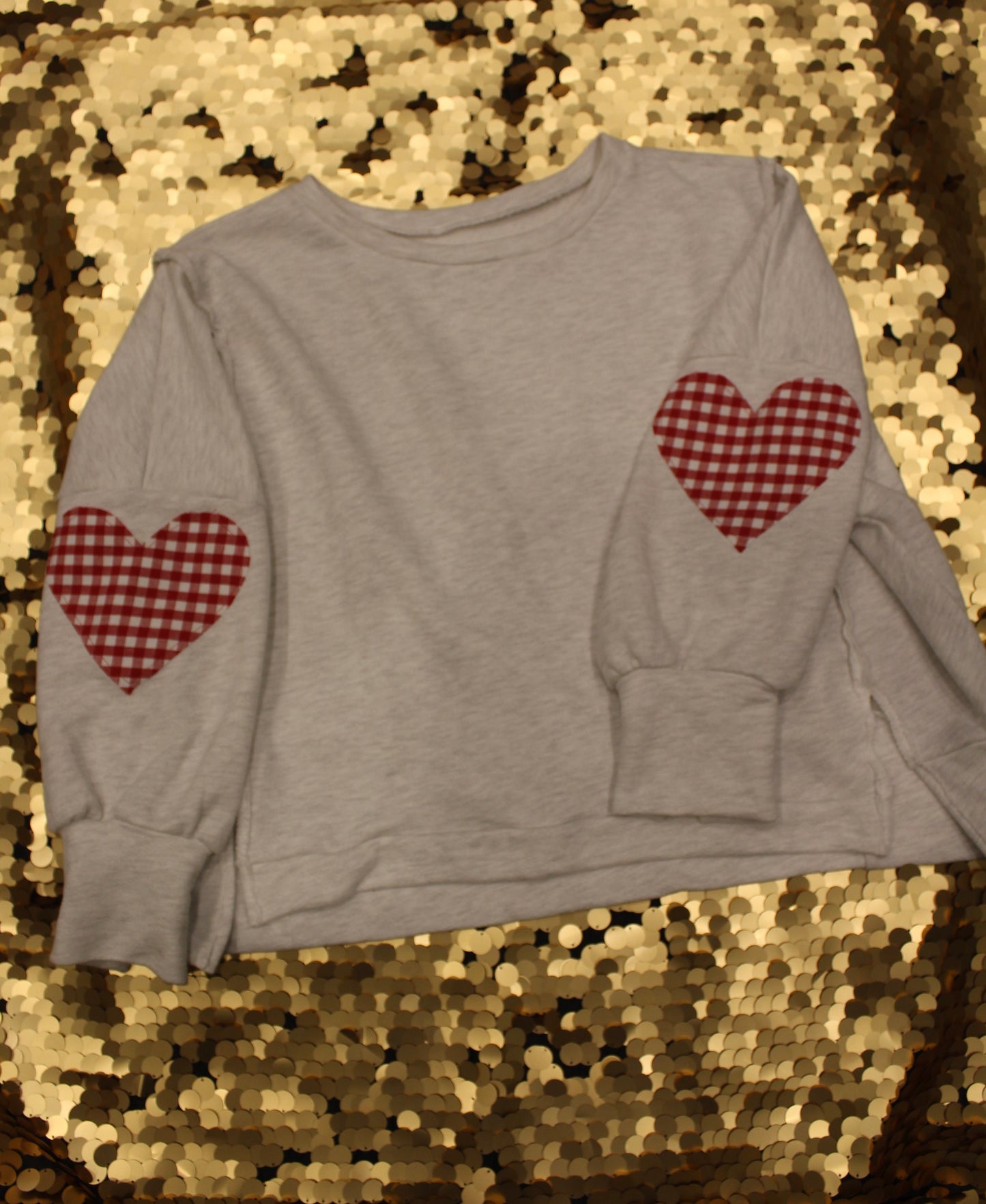 Heart Sleeve Sweatshirt