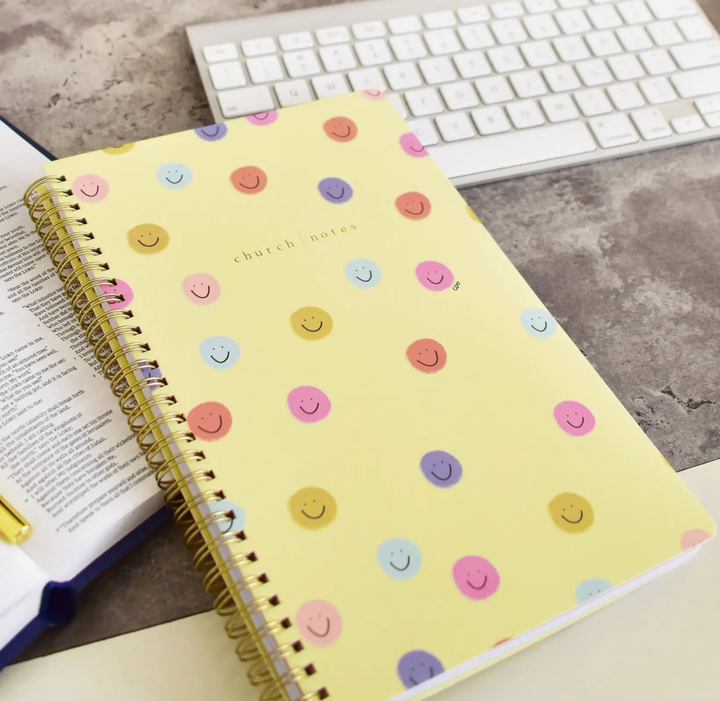 Yellow Church Notes Bible Study Notebook