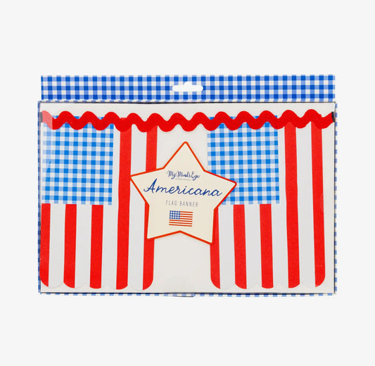 Gingham Flag Banner