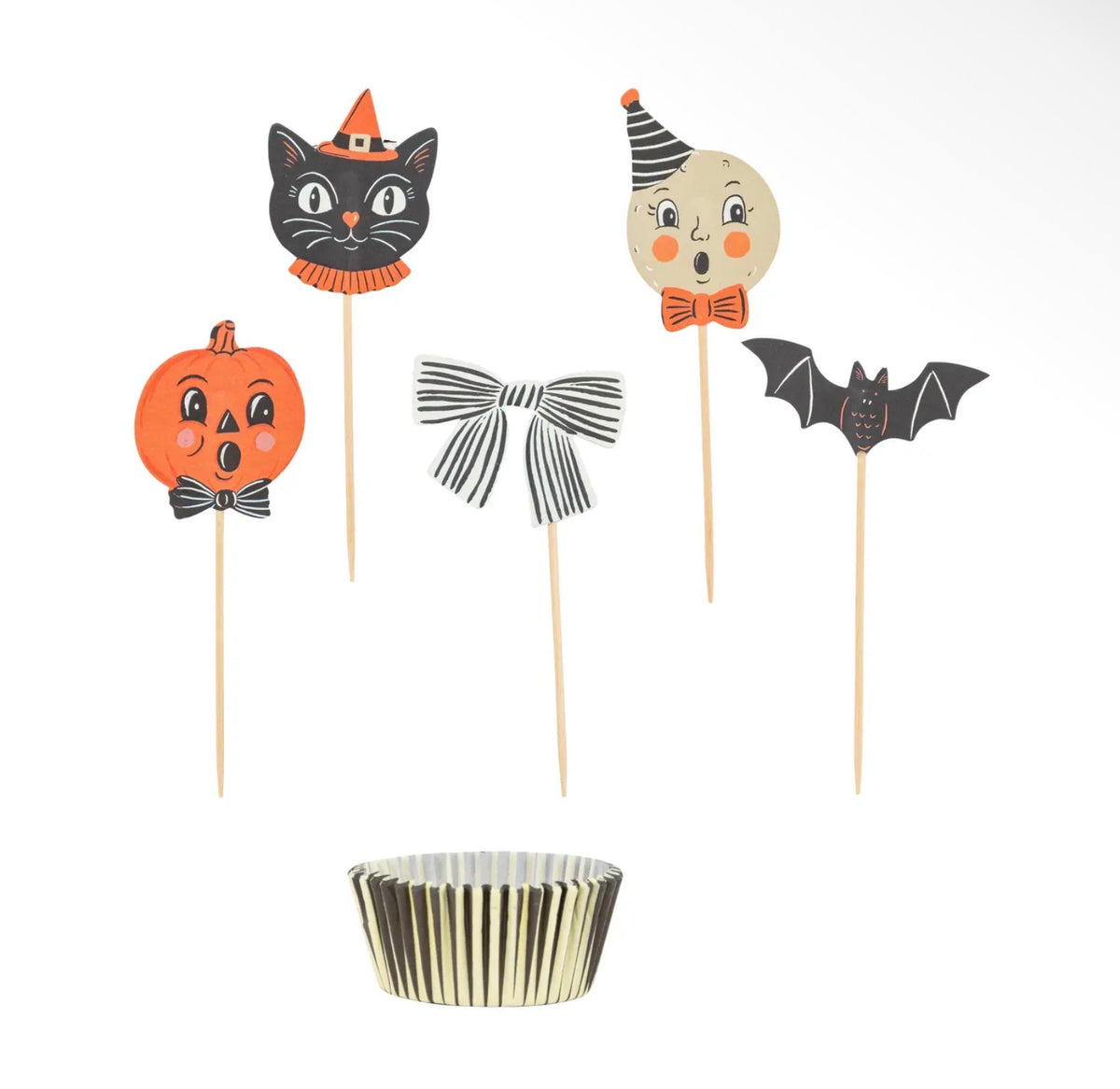 Vintage Halloween Character Cupcake Kit