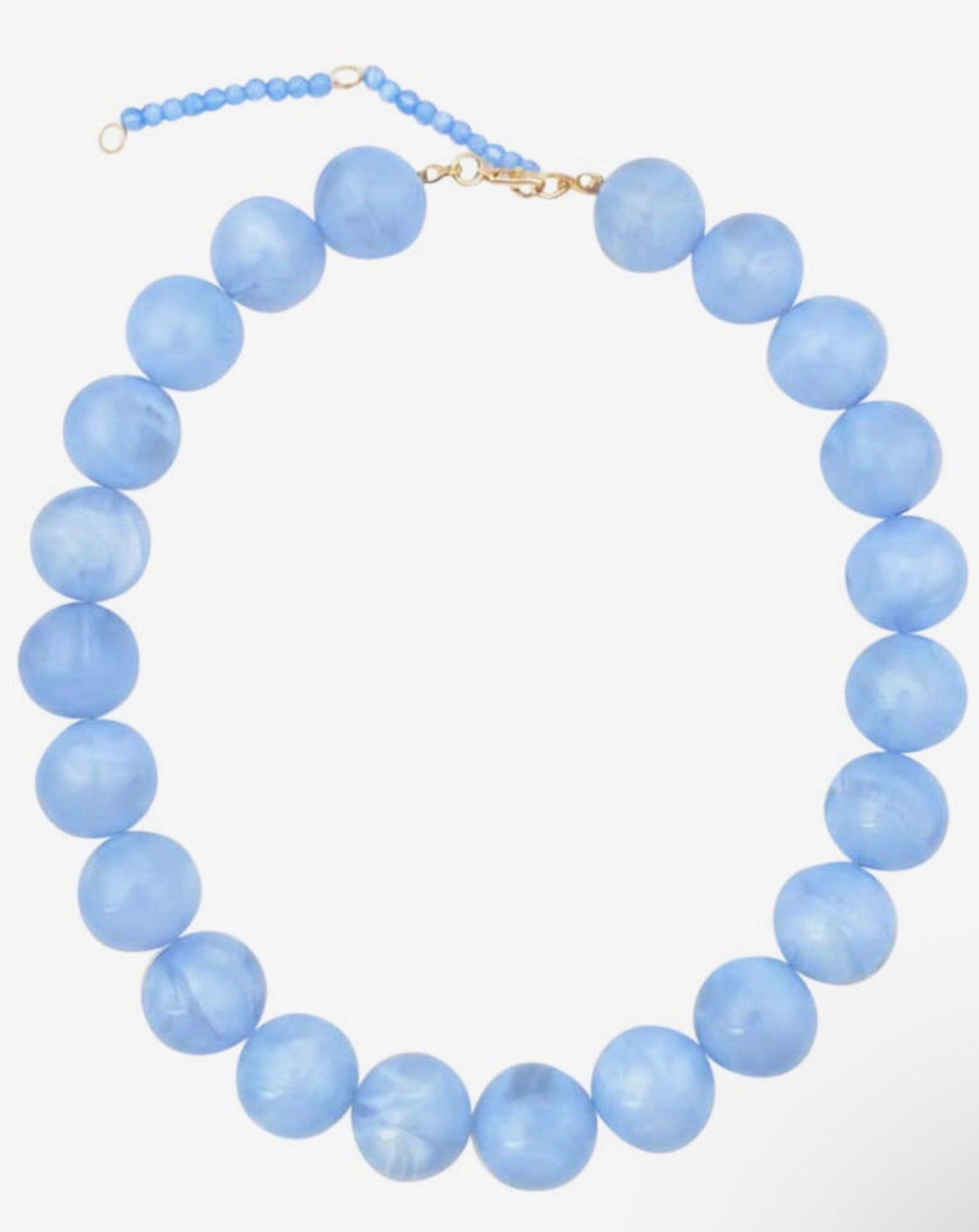 Baby Blue Gumball Necklace