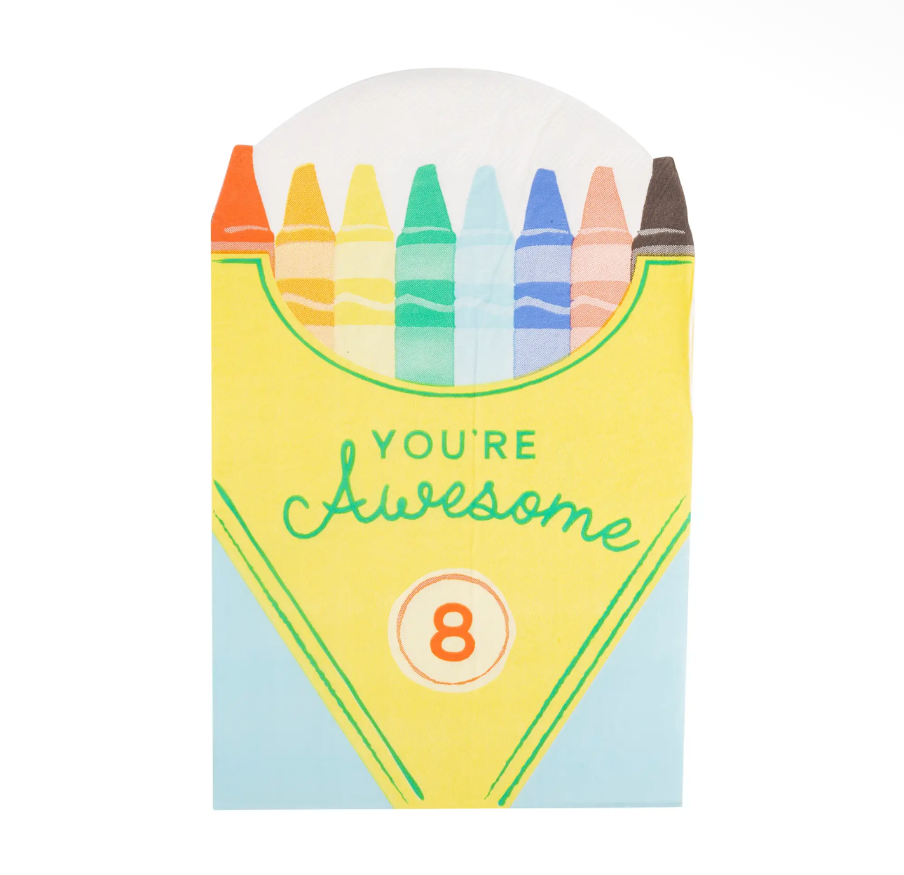 Crayon Box Shaped Napkin