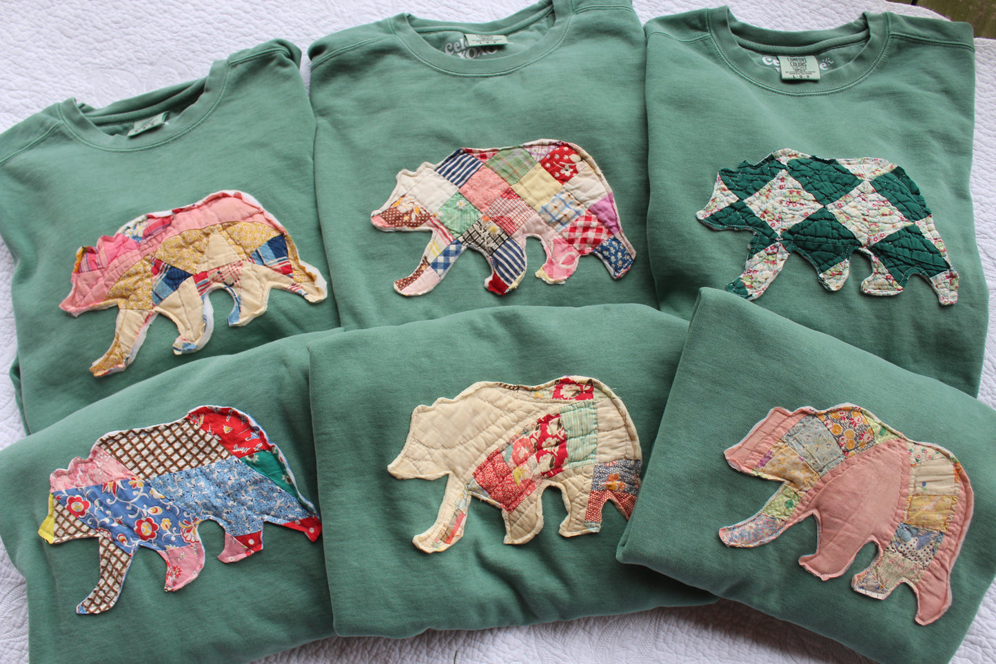Quilted Bear Sweatshirt