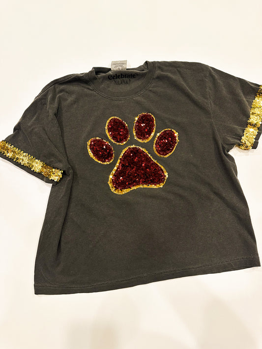 Paw Print Jersey Tee