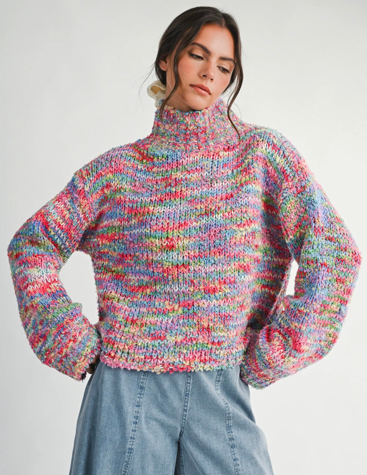 Chunky Turtleneck Sweater