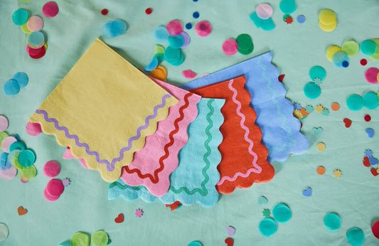 Rainbow Ric Rac Assorted Napkin