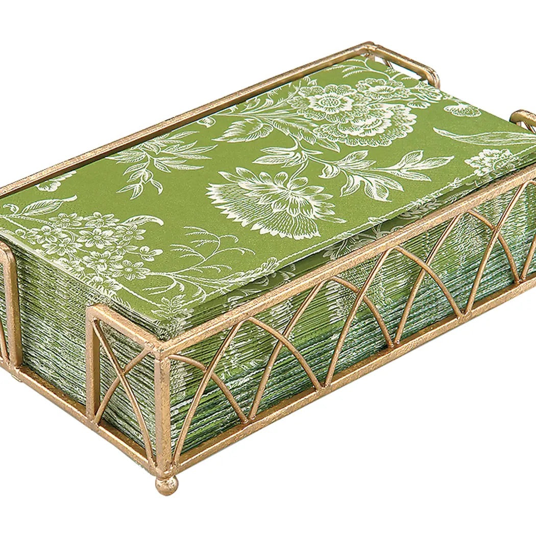 Paper Guest Towel Gold Caddy