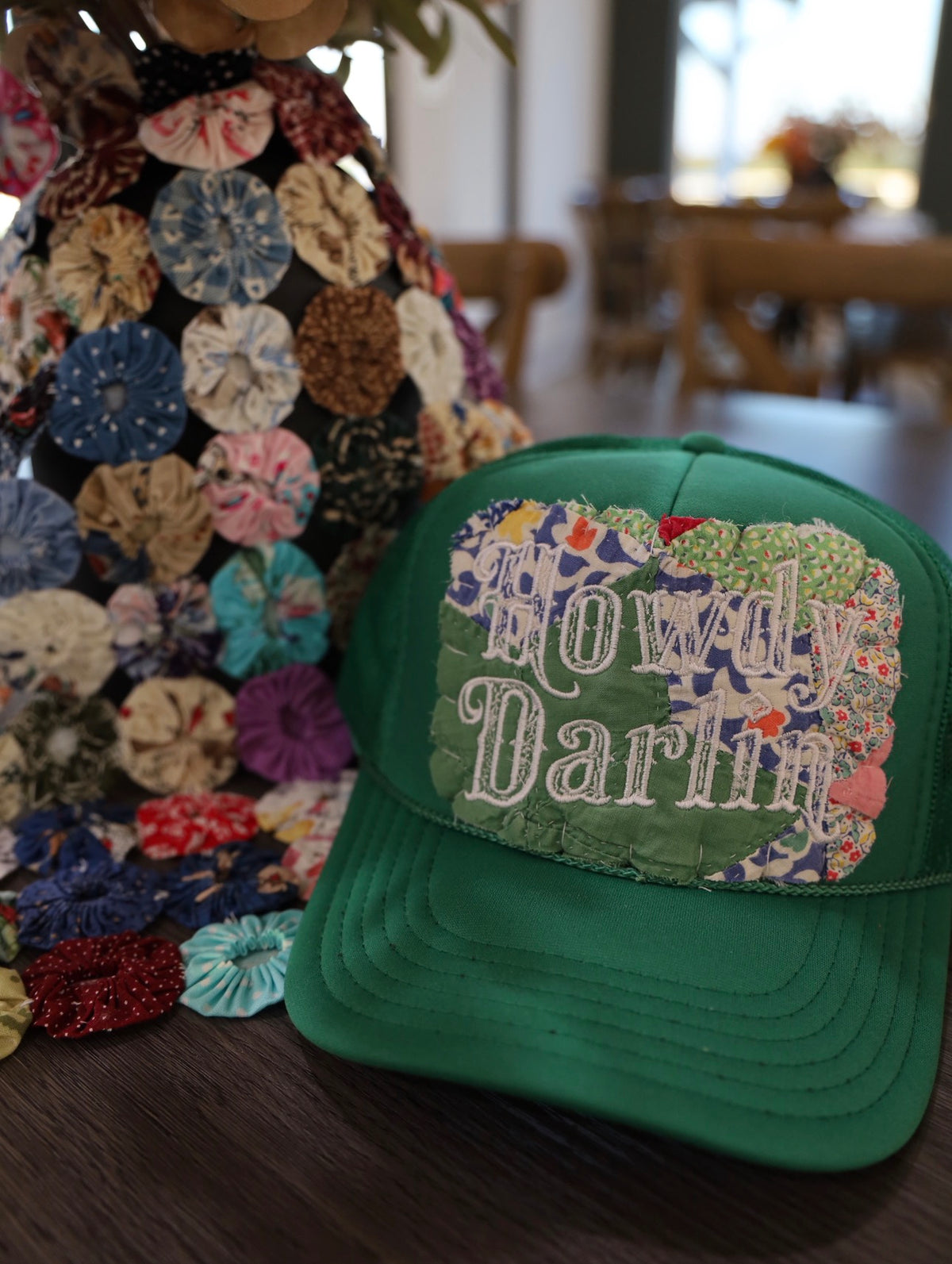 Vintage Howdy Darlin’ Trucker Hat Green