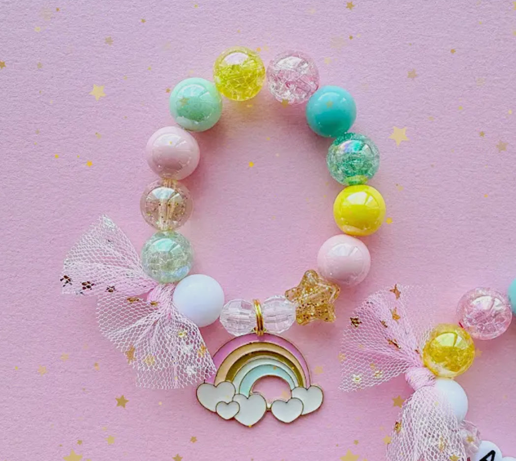 Mini Rainbow Charm Bracelet