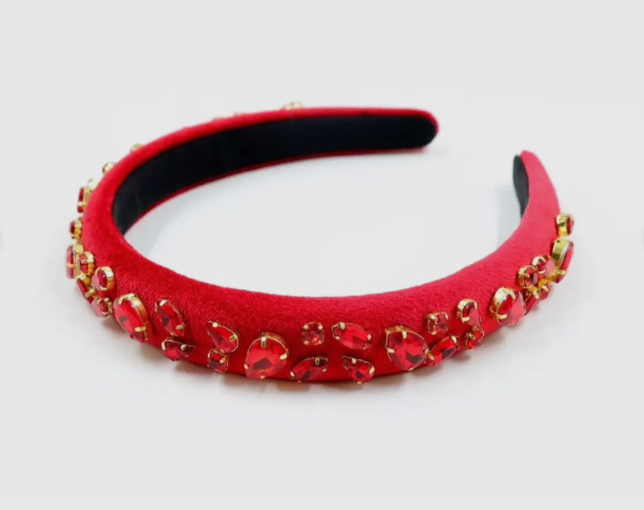 Red Thin Gem Headband