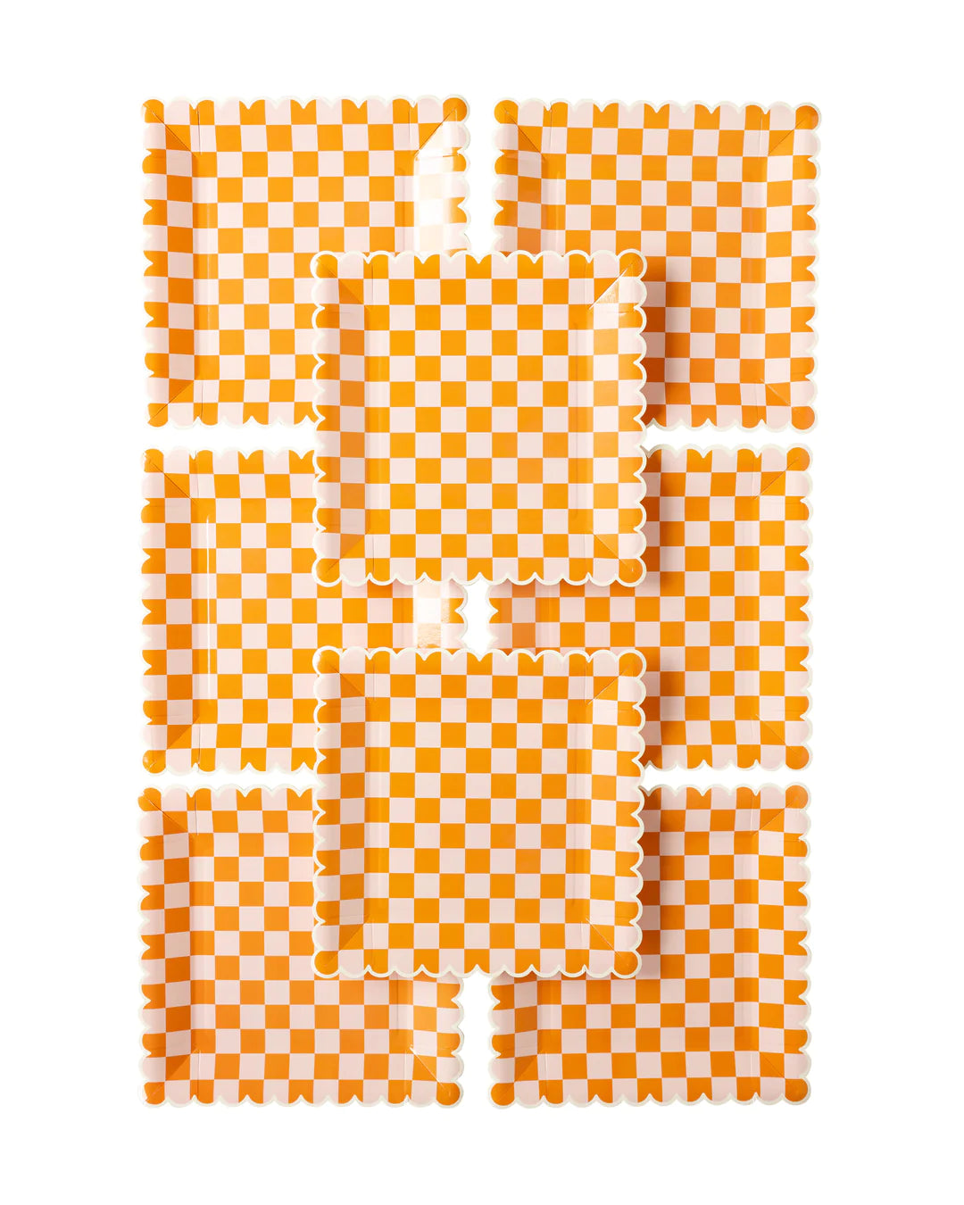 Ghoul Gang Checkered Paper Plate