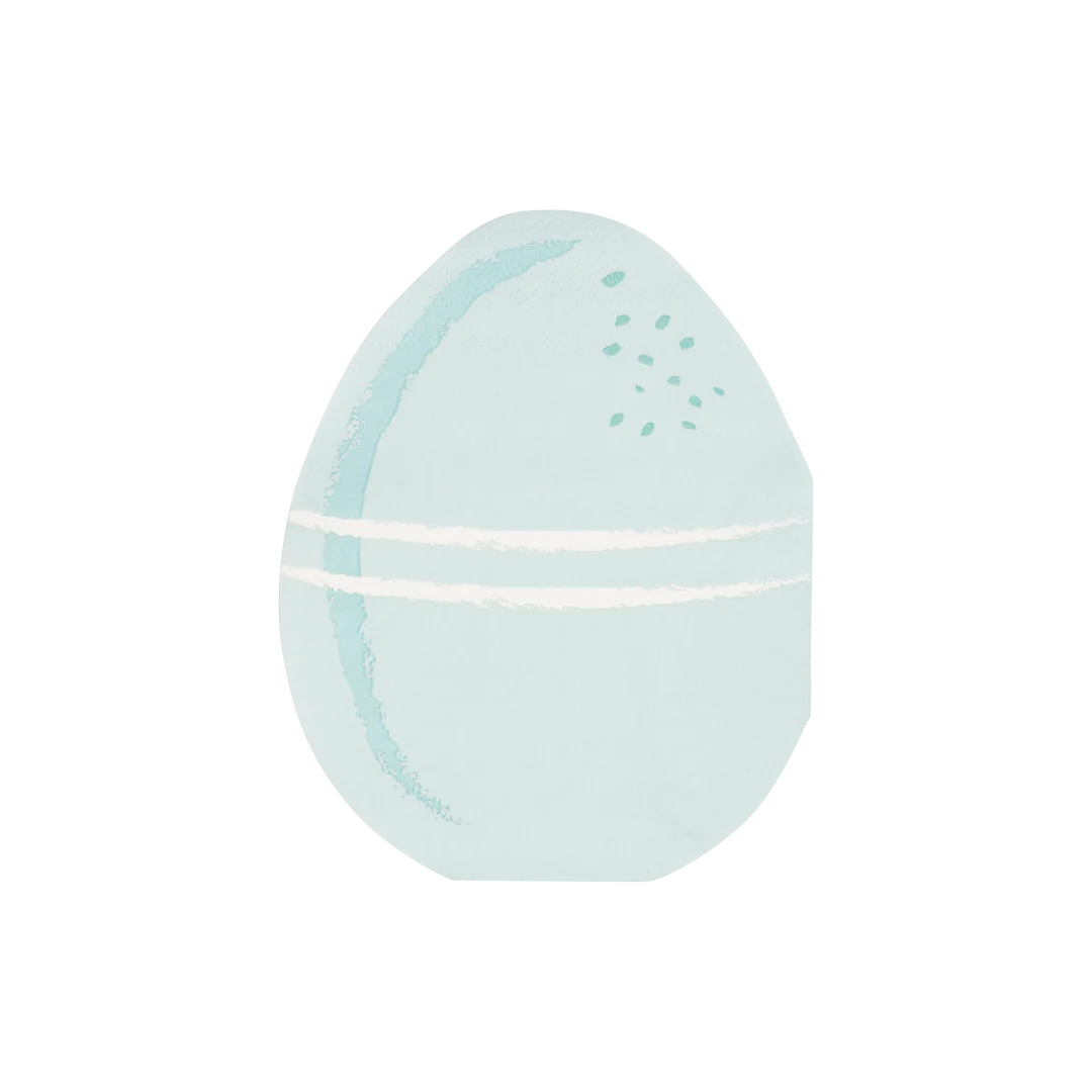 Easter Egg Shaped Paper Dinner Napkin