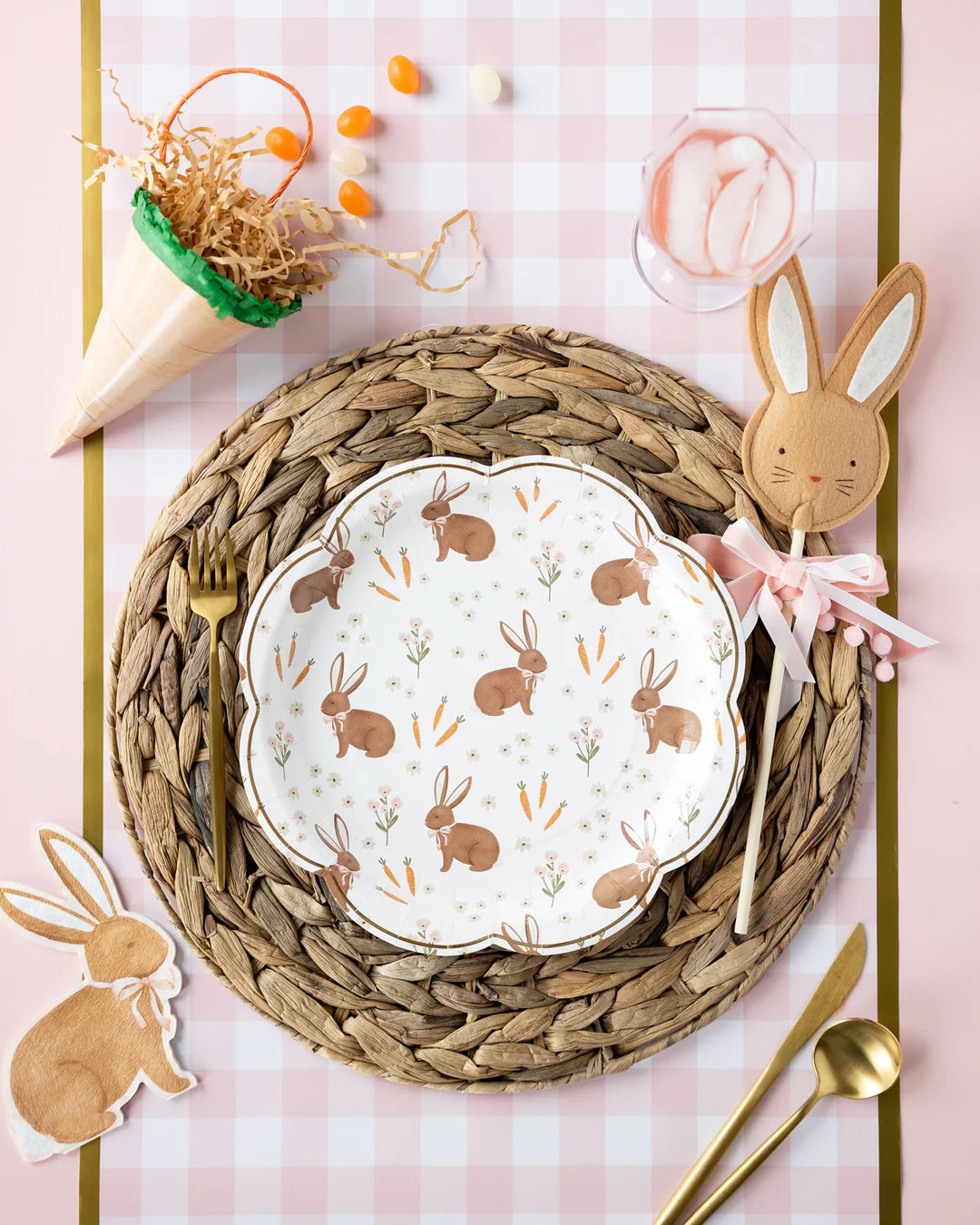 Rabbit Shaped Paper Dinner Napkin