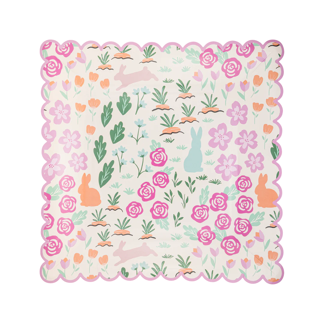 Garden Scatter Paper Plate