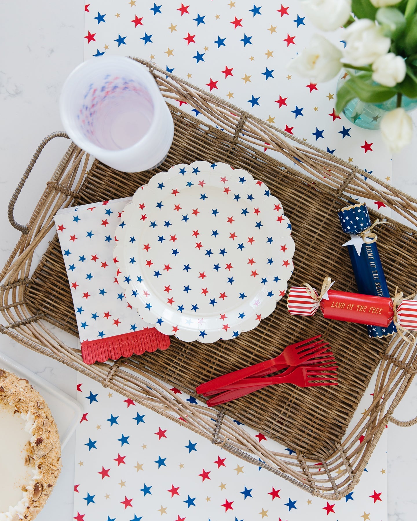 Multi Stars Paper Table Runner