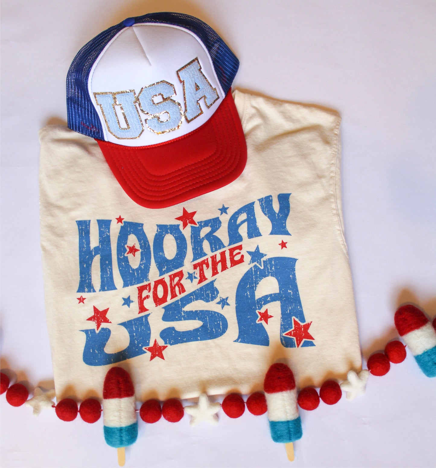 Hooray For The USA YOUTH Tee