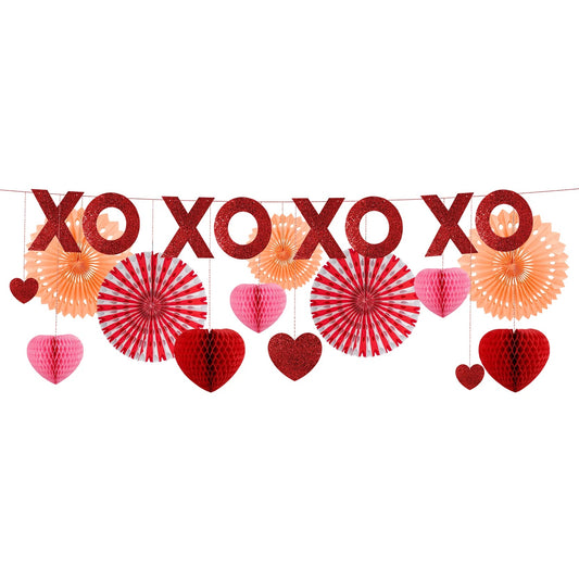 Honeycomb Valentines Garland