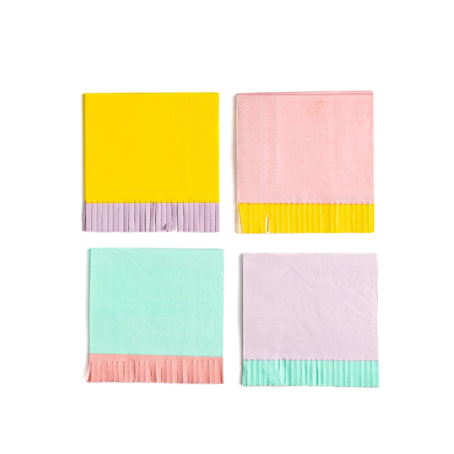 Spring Fringe Cocktail Napkin