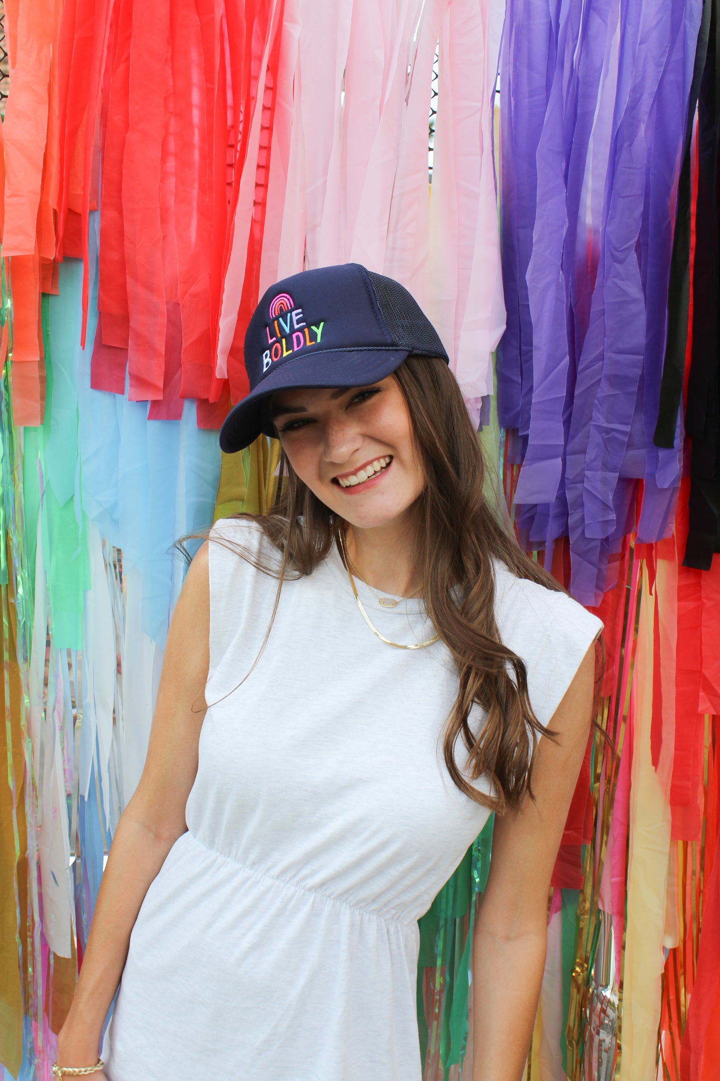 Live Boldly Trucker Hat