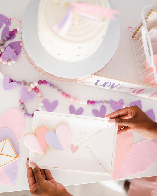 Valentine Love Note Plate