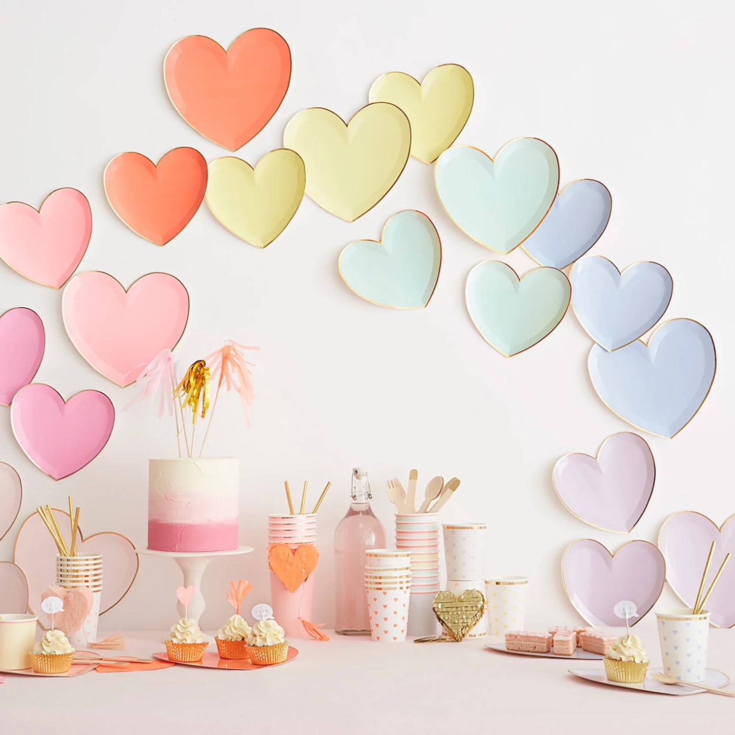 Party Palette Heart Small Plates