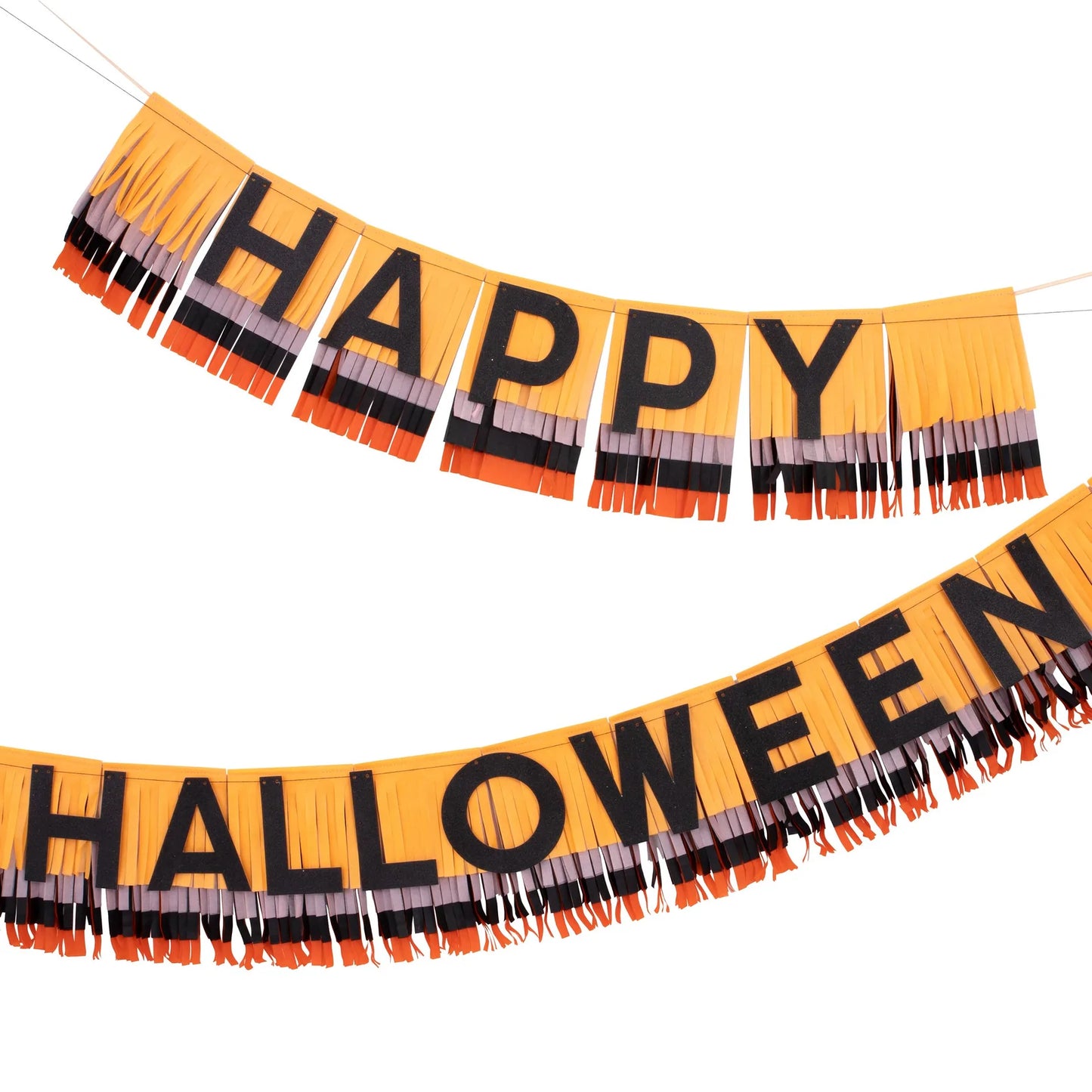 Happy Halloween Fringe Garland