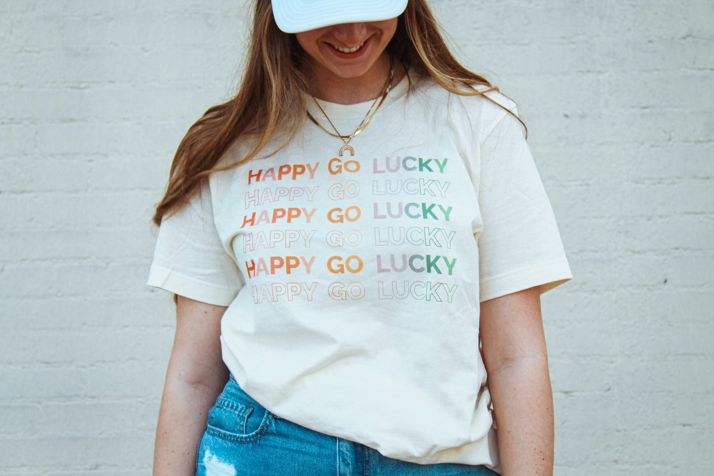 Happy Go Lucky Tee