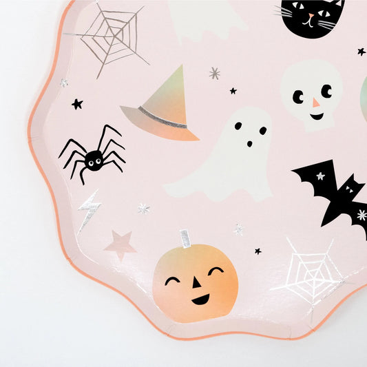 Pastel Halloween Dinner Plates (x8)