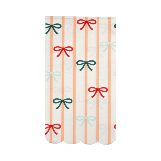 Bows and Stripes Dinner Napkin