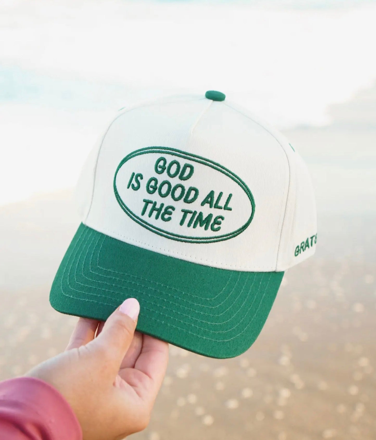 God Is Good All The Time Trucker Hat