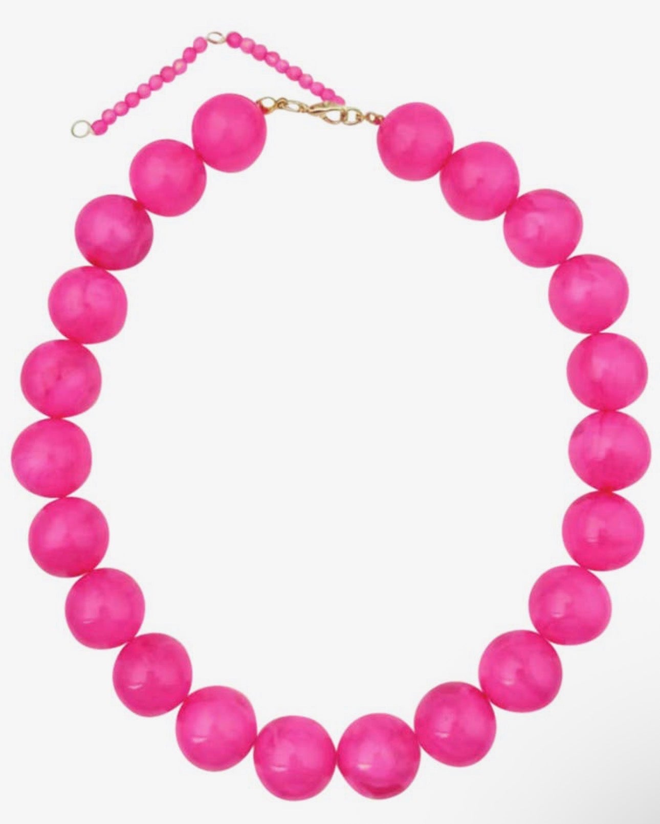 Hot Pink Gumball Necklace