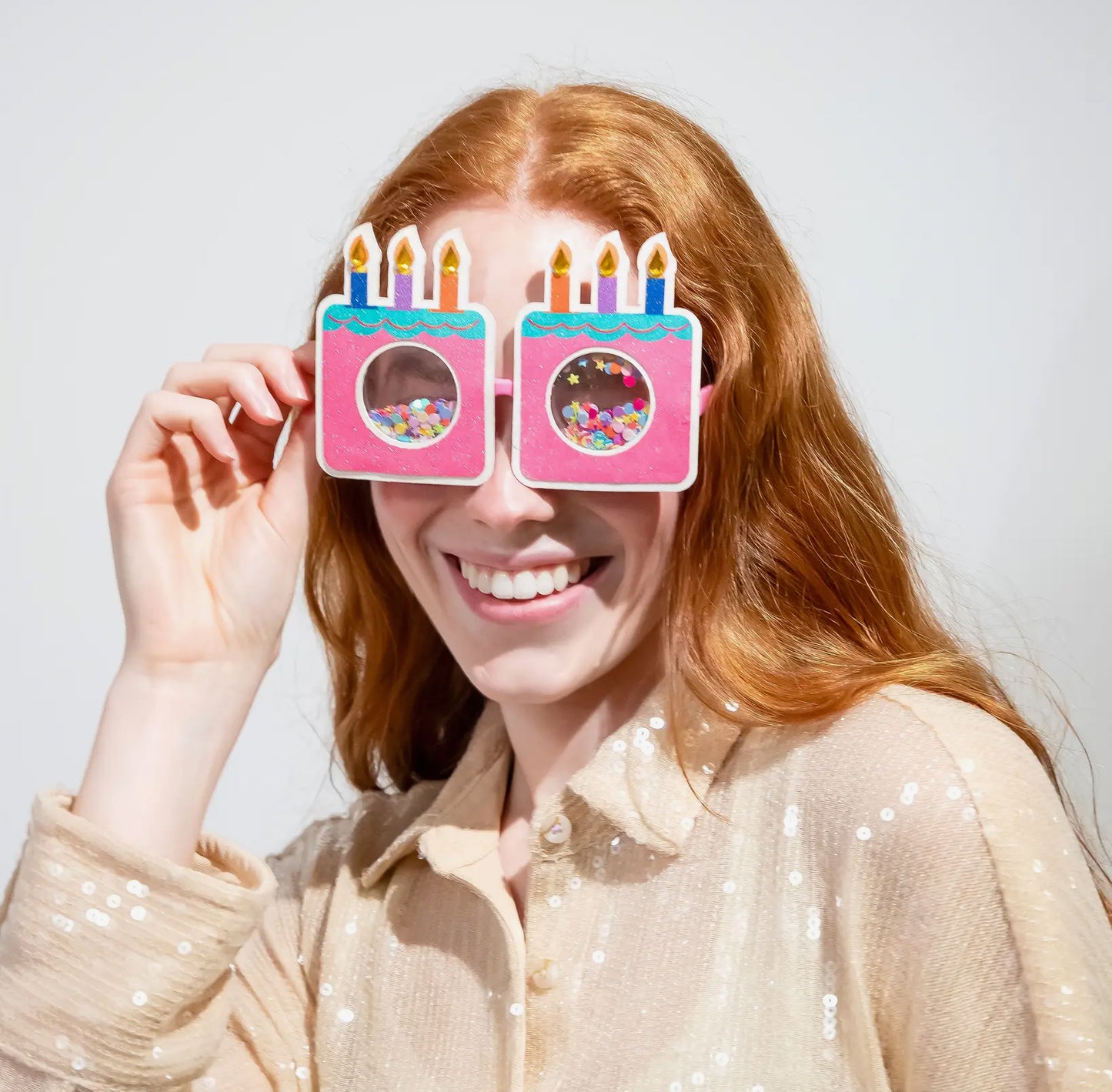 Cake Face Birthday Glasses