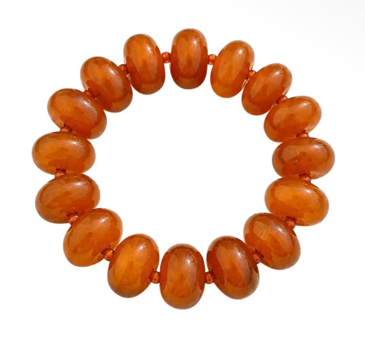 Chunky Bead Tortoise Stretch Bracelet