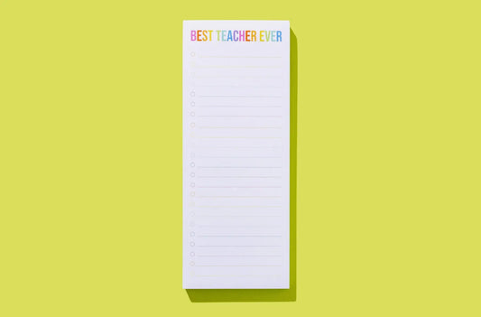 Best Teacher EVER List Pad