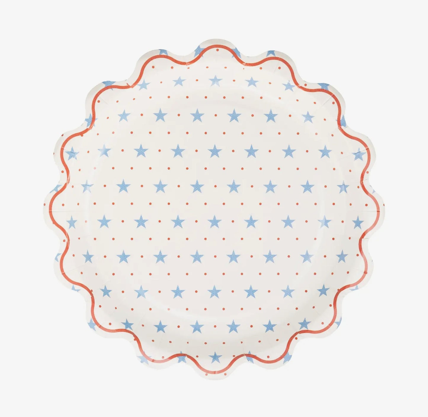 Hamptons Petite Stars 9” Paper Plate