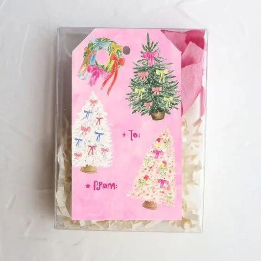 Bow Tree Gift Tag Set