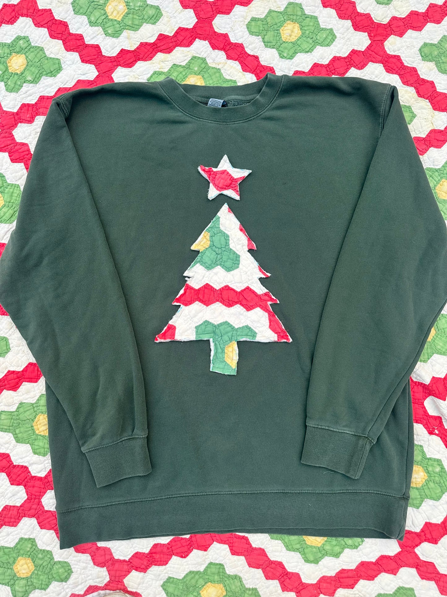 Quilted Star Christmas Tree