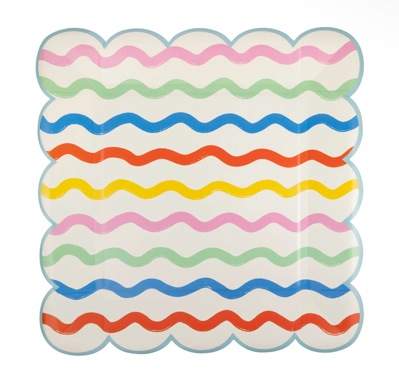 Ric Rac Colorful Striped Plate