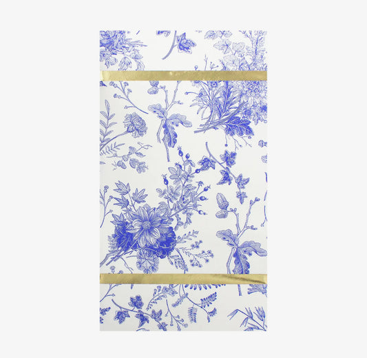 Timeless Blue Paper Guest Towel