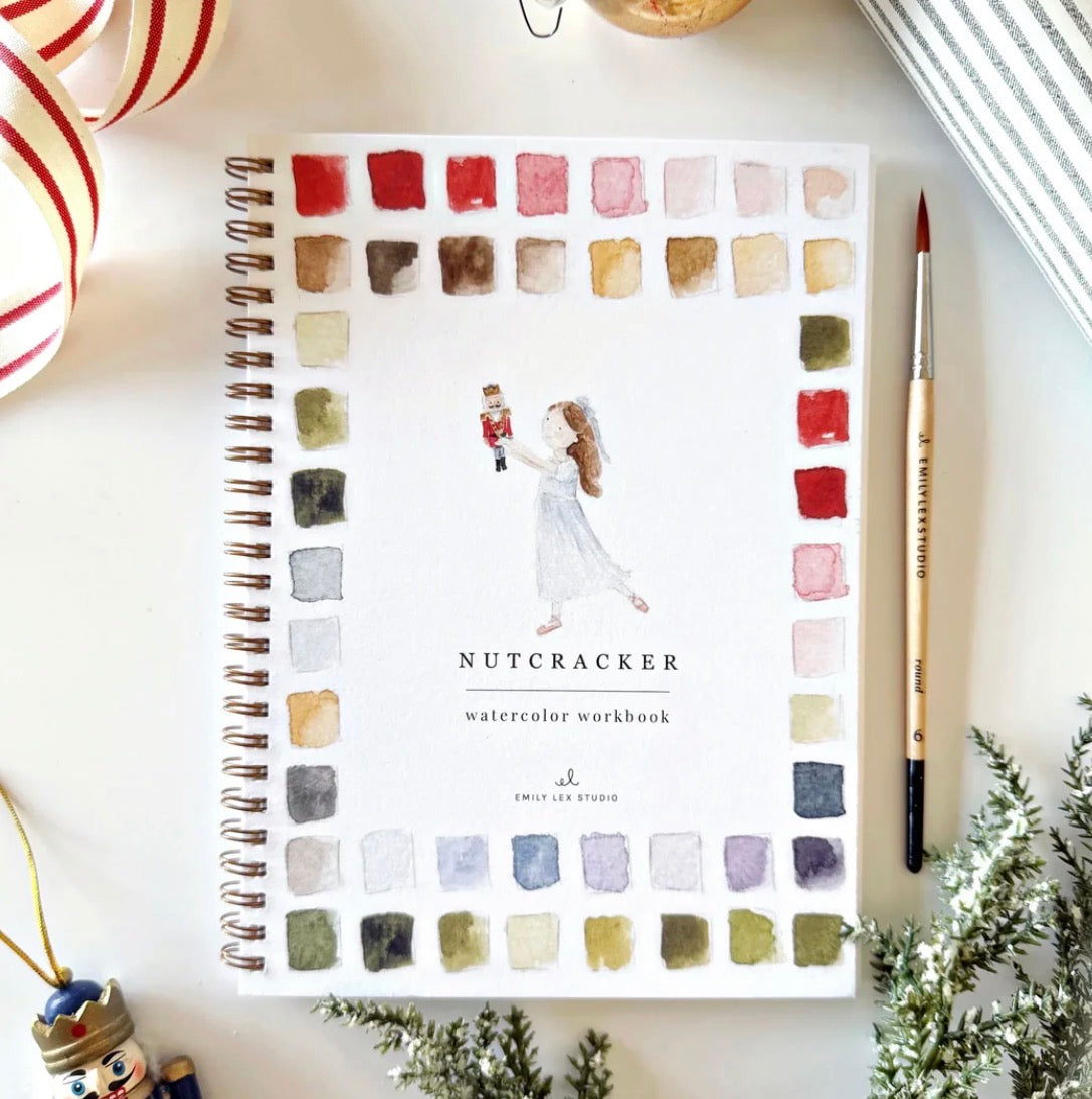 Nutcracker Watercolor Workbook
