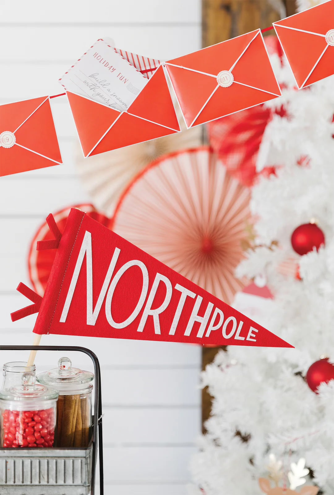 North Pole Felt Pennant