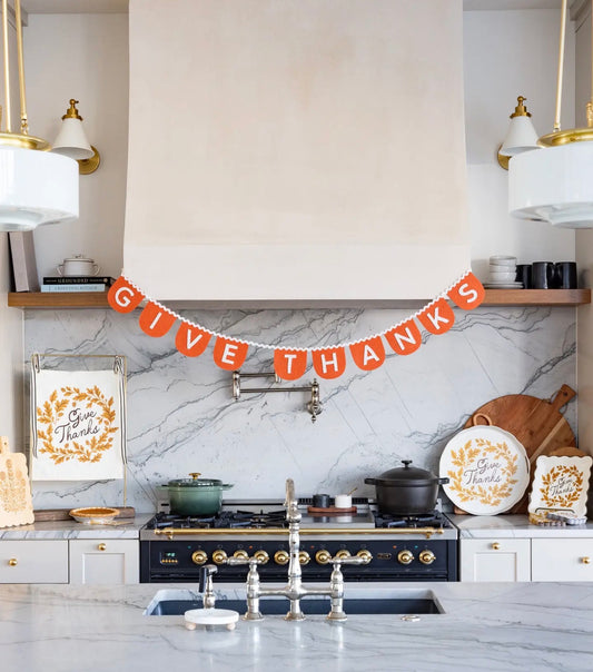 Give Thanks Felt Banner