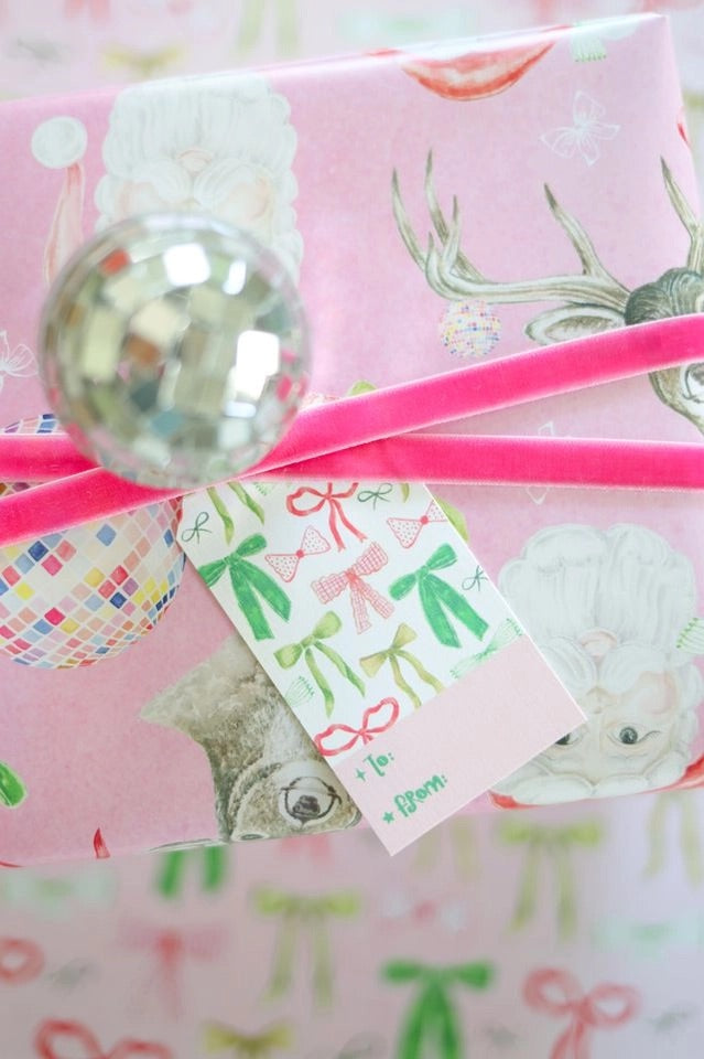 Festive Bow Gift Tag